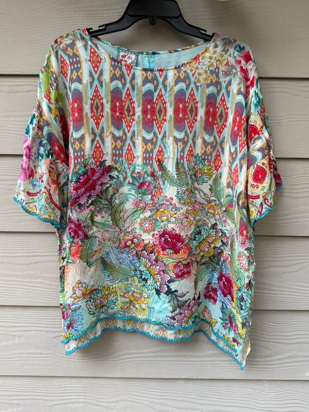 Johnny was Belize Eloise floral collage top - Picture 10 of 11